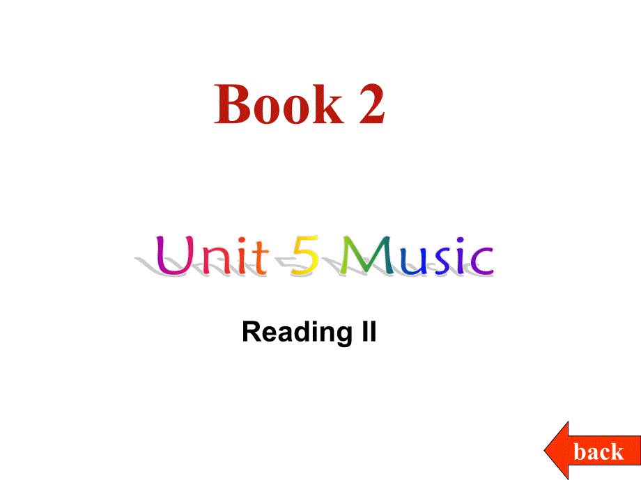 高中英语：Unit 5《Music》课件-Reading II 新人教版必修2_第1页