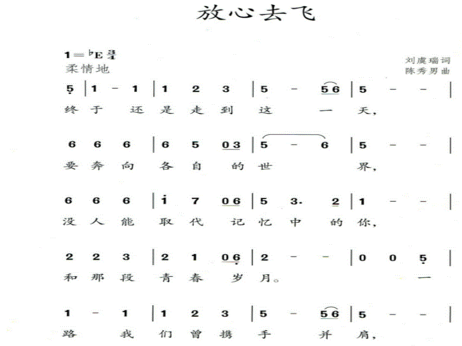 六年级下册音乐课件第六单元告别时刻放心去飞人教新课标_第3页