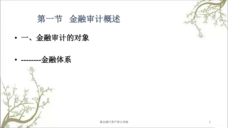 商业银行资产审计详细课件_第2页