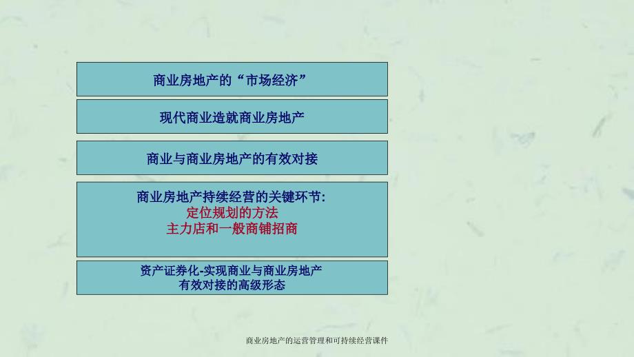 商业房地产的运营管理和可持续经营课件_第2页