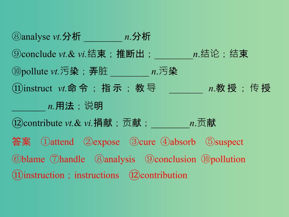 高考英语大一轮复习第1部分基础知识考点Unit1Greatscientists课件新人教版.ppt_第3页