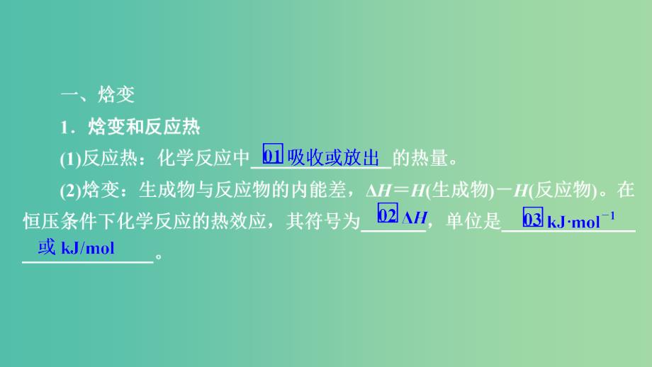 2020年高考化学一轮总复习 第六章 第19讲 烷变 热化学方程式课件.ppt_第4页