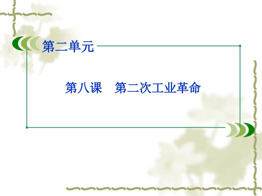 新人教版历史必修二第8课第二次工业革命课件_第1页