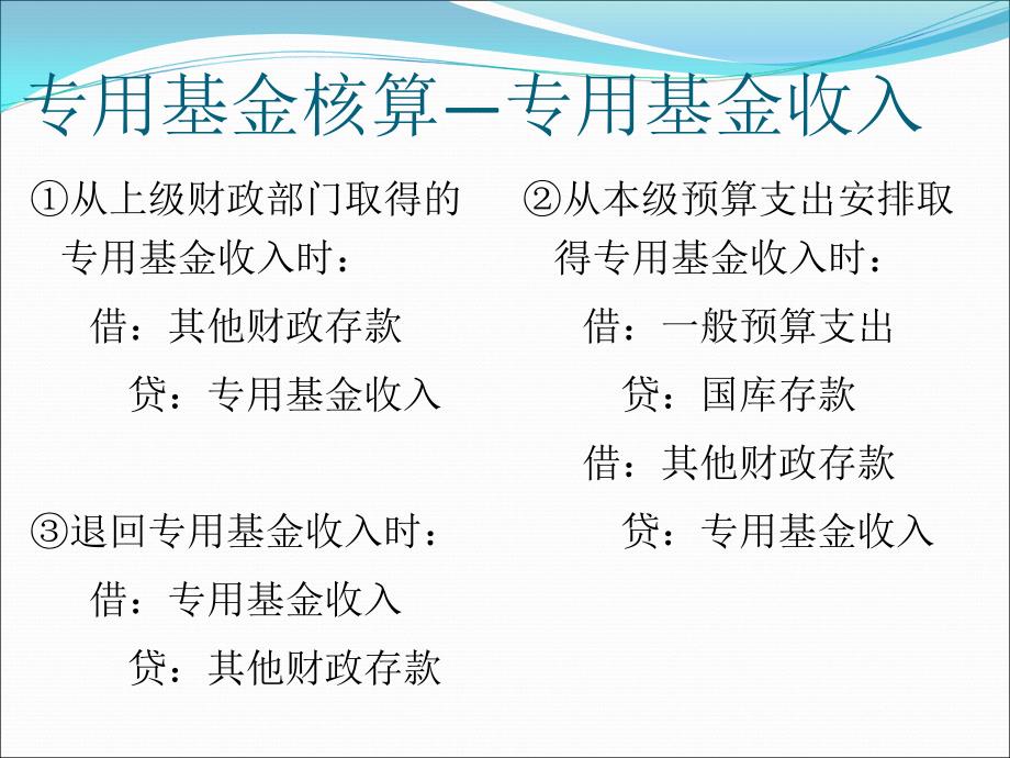 第5章-专用基金、预算外资金和国有资本经营资金的核算课件_第1页