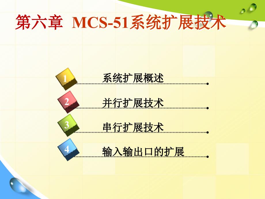 单片机原理与接口技术：第6章 MCS-51系统扩展技术_第1页