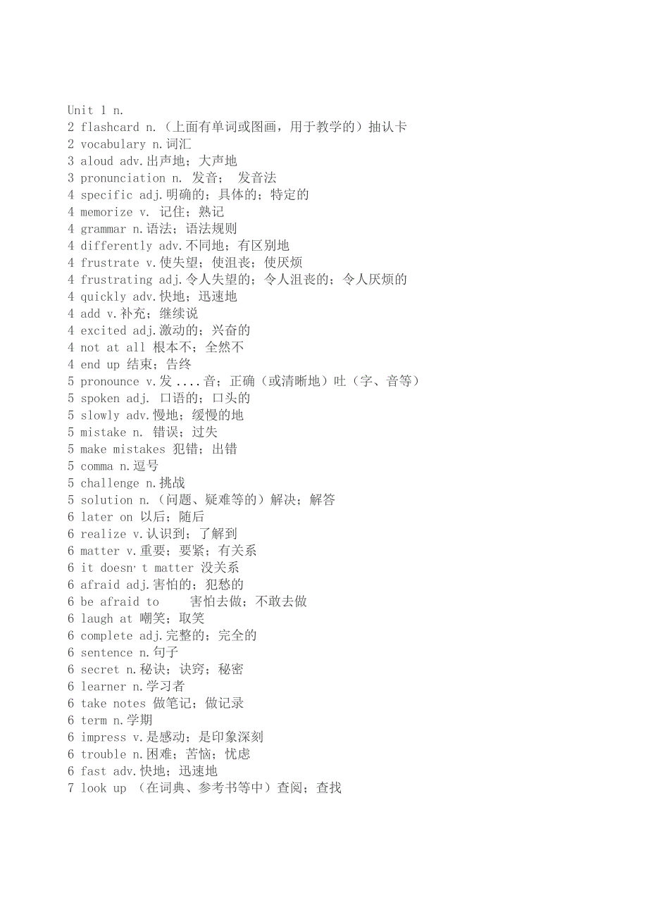 初三英语单词表以及知识点总结_第1页