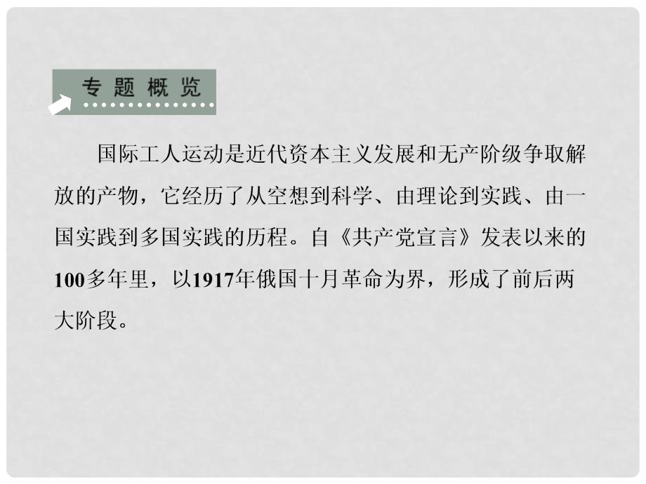 高考历史总复习 81马克思主义的诞生和国际工人运动的艰辛历程课件 人民版必修1_第3页