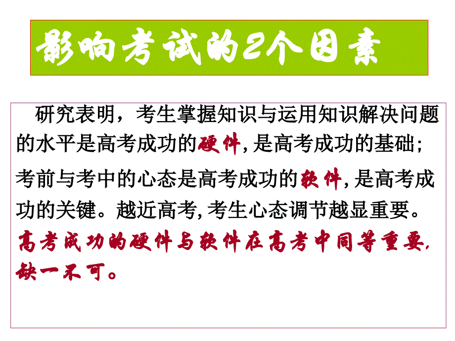 【精选】高三年级（4）班《快乐冲刺梦圆六月》主题班会（37张PPT）课件 (1)_第3页