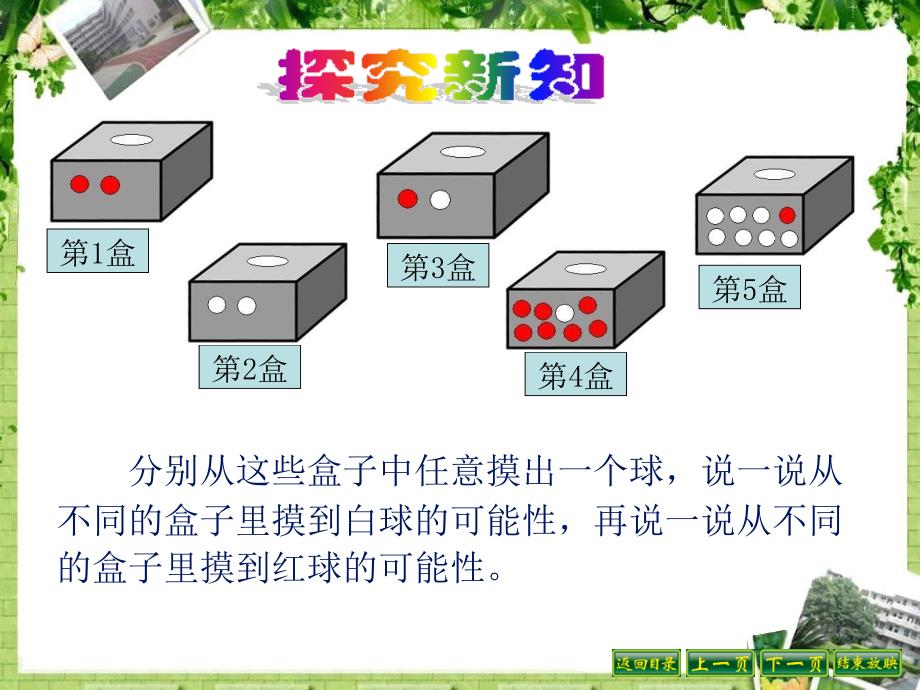 北师大版数学四年级上册第八单元摸球游戏课件2_第2页