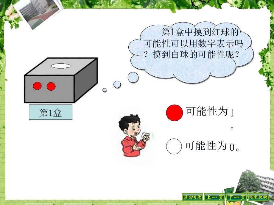 北师大版数学四年级上册第八单元摸球游戏课件2_第3页