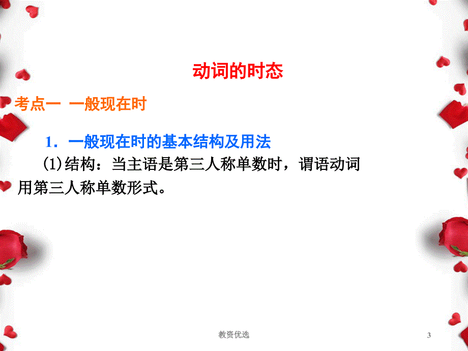 动词的时态和语态教学校园_第3页