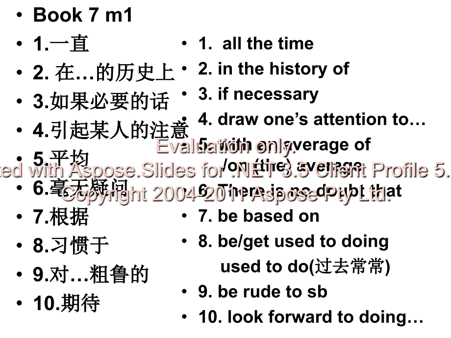 人教版英语book7重点短语_第1页