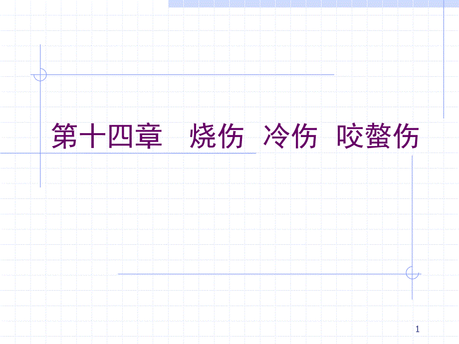 外科学总论第十四章烧伤冷伤咬螫伤ppt课件_第1页