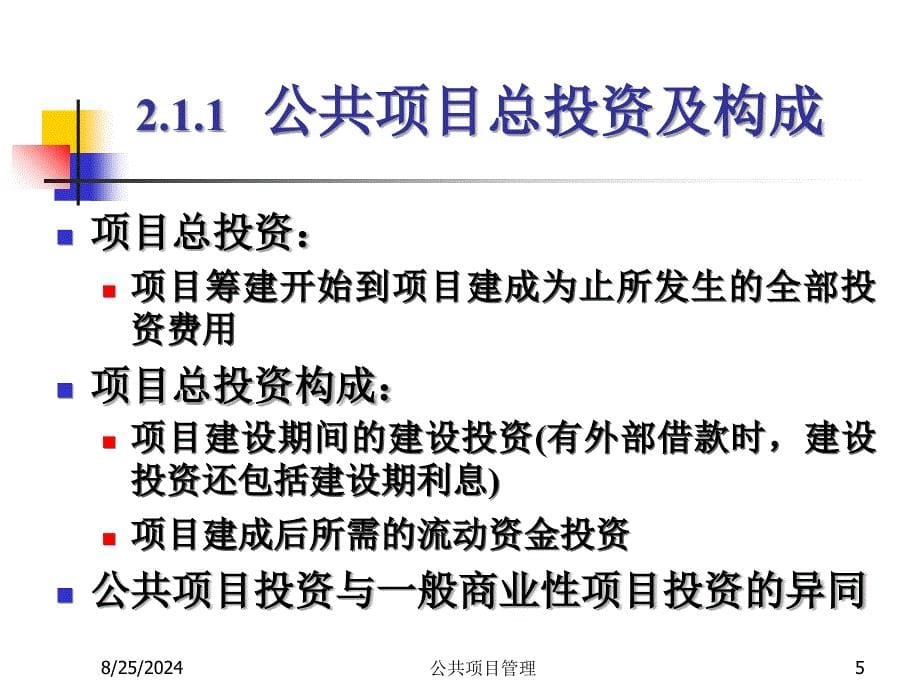 公共项目投融资管理讲义课件_第5页