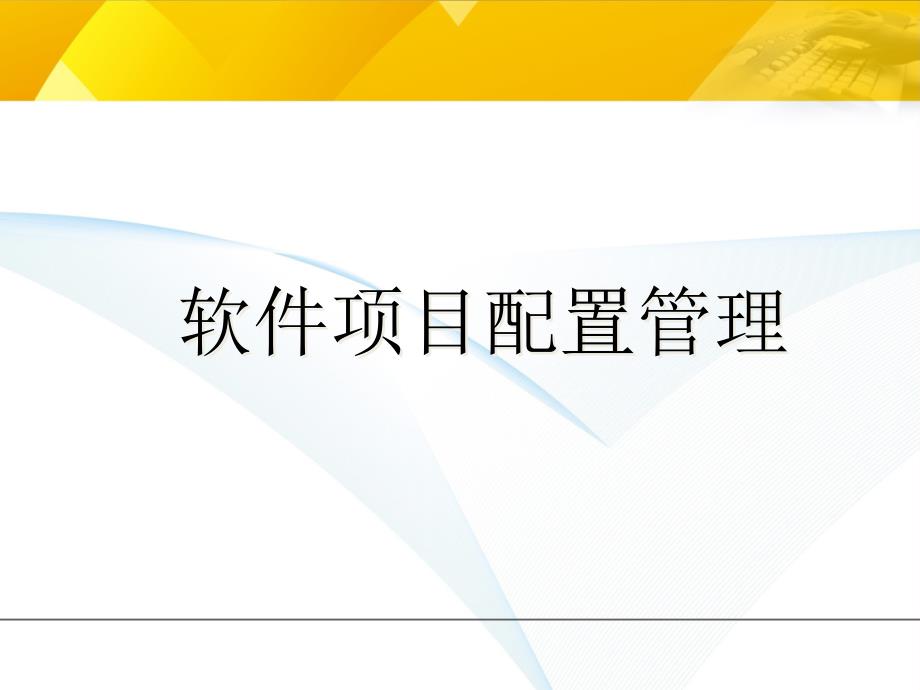 软件项目配置管理_第1页