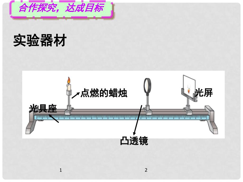 名师课堂八年级物理上册 5.3 探究凸透镜成像规律课件1 （新版）新人教版_第2页