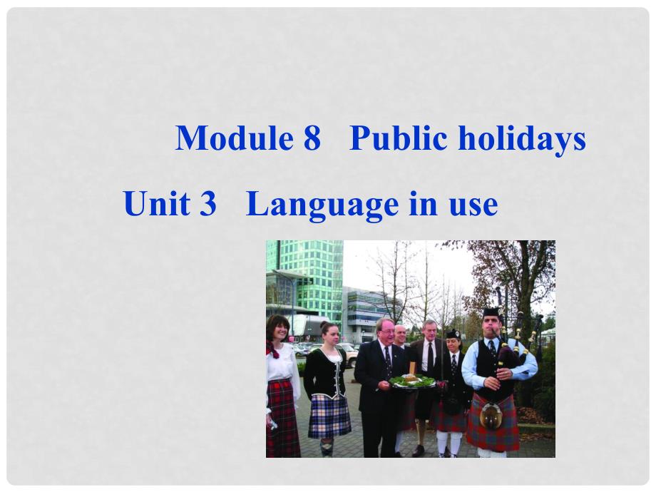 八年级英语下册 Module 8 Public holidays Unit 3 Language in use教学课件 外研版_第2页