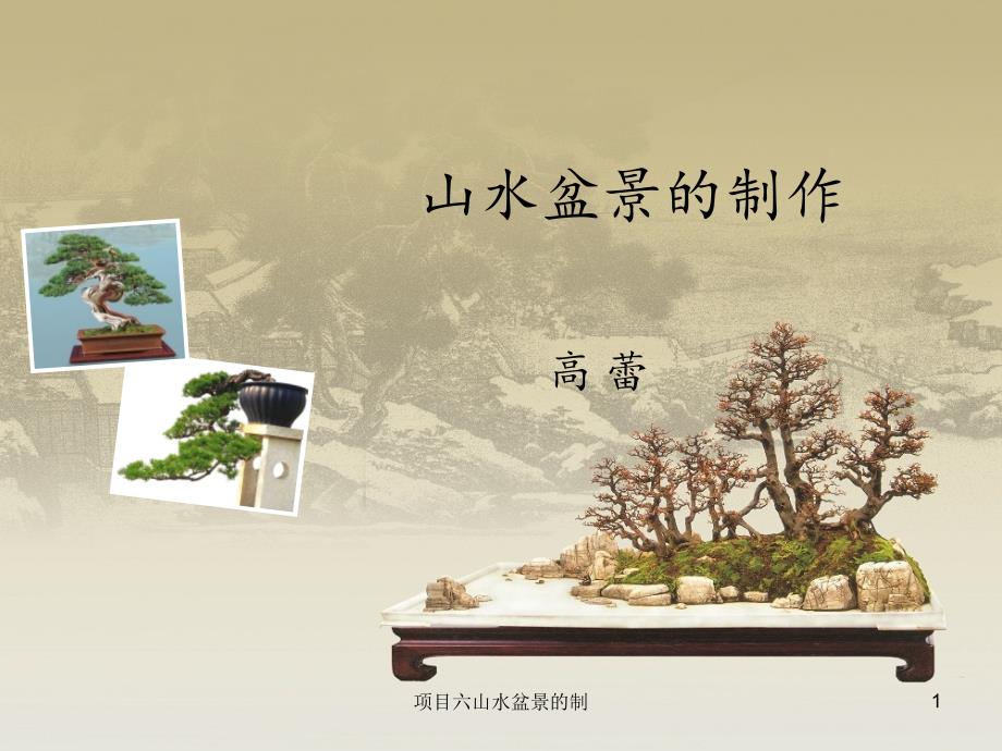 项目六山水盆景的制课件_第1页