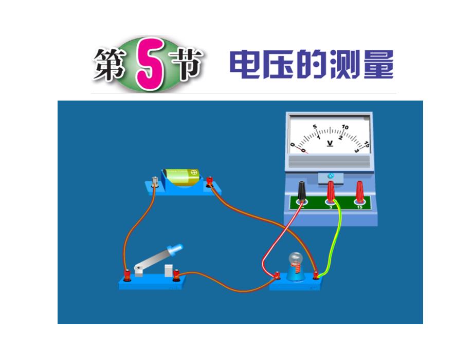 第5节电压的测量(核心知识）_第1页