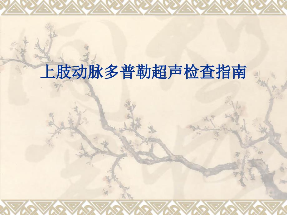 上肢动脉多普勒超指南.ppt_第1页