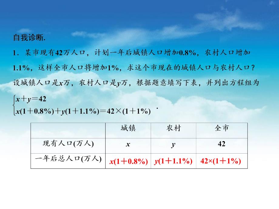 【北师大版】八年级上册数学：5.4应用二元一次方程组增收节支ppt教学课件_第4页