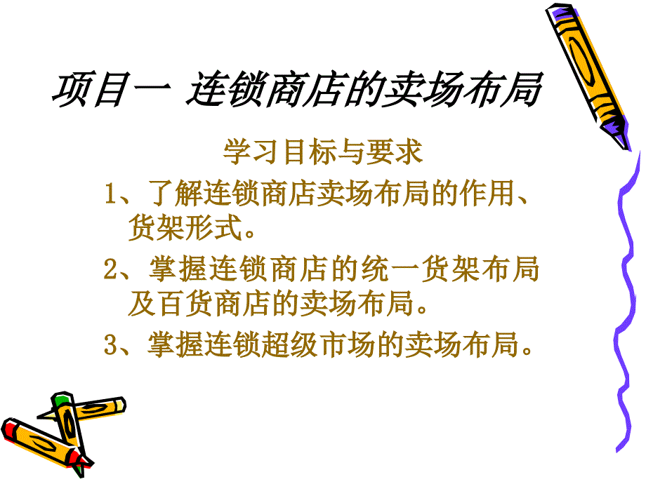 门店管理——卖场布局_第1页