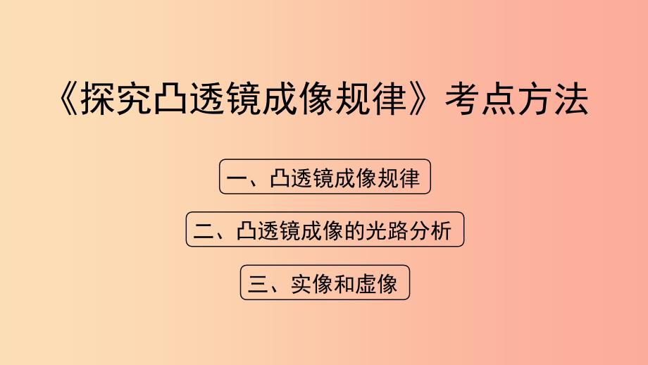 八年级物理上册3.6探究凸透镜成像规律考点方法课件新版粤教沪版.ppt_第1页