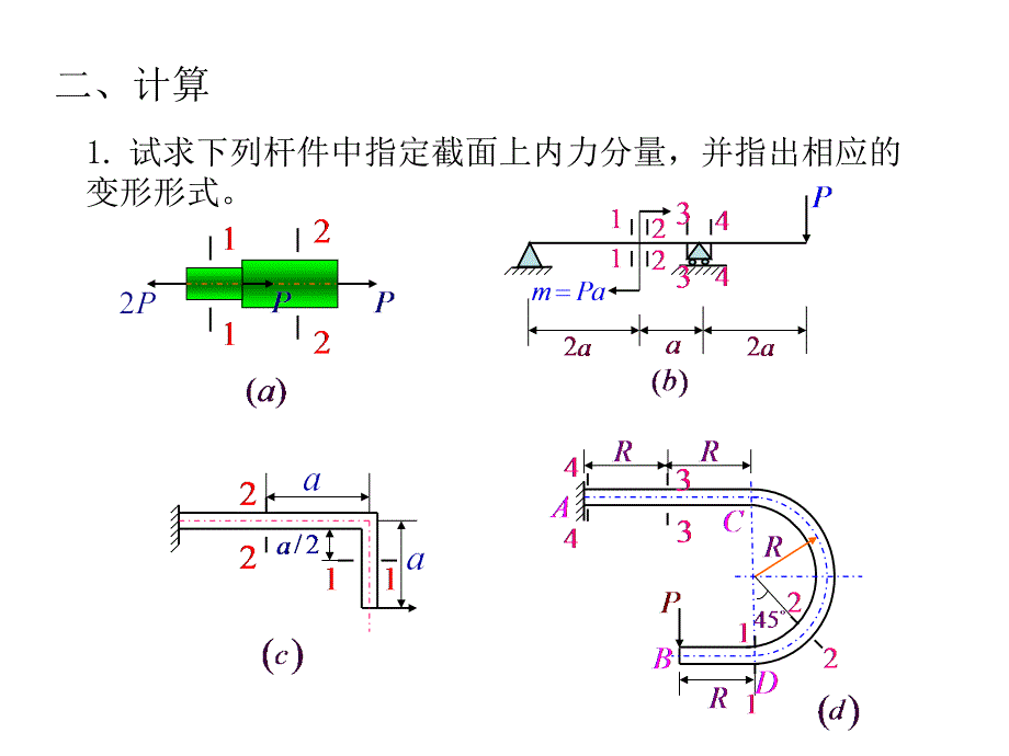 材料力学习题及参考答案_第4页