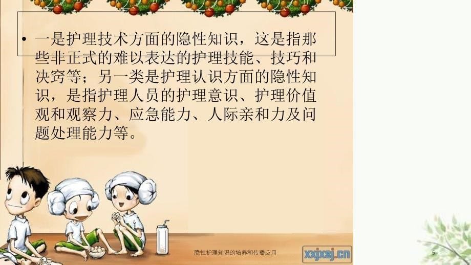 隐性护理知识的培养和传播应用课件_第5页