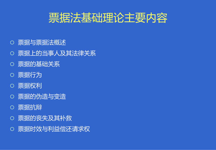 票据法基础理论教学课件_第3页