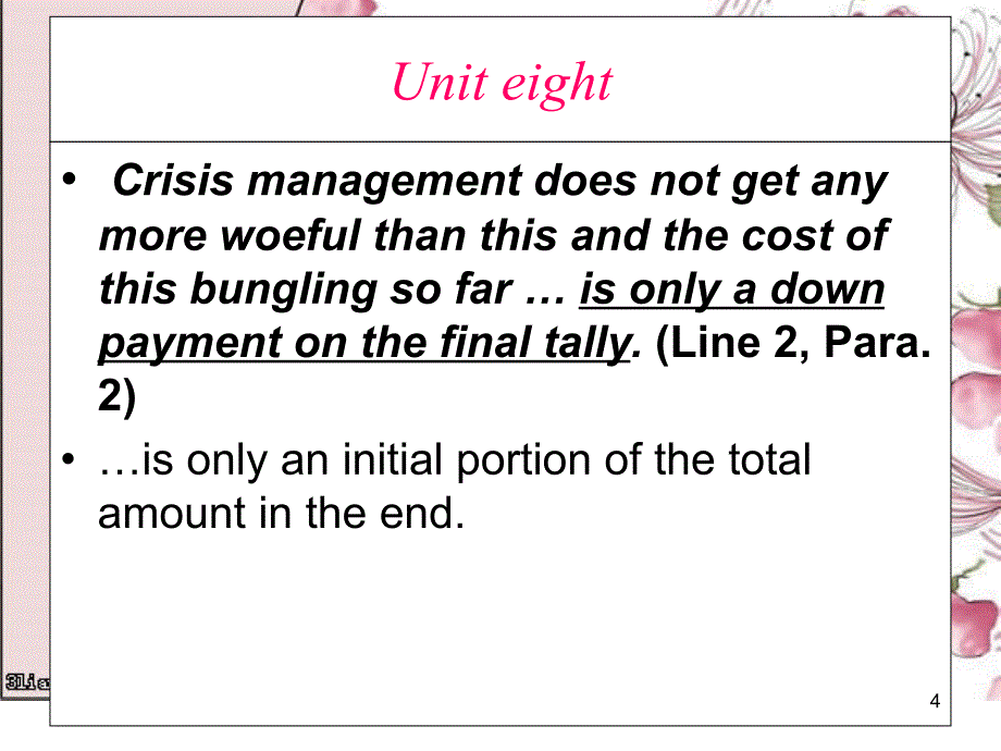 高级商务英语1unit8CrisisManagement课堂PPT_第4页