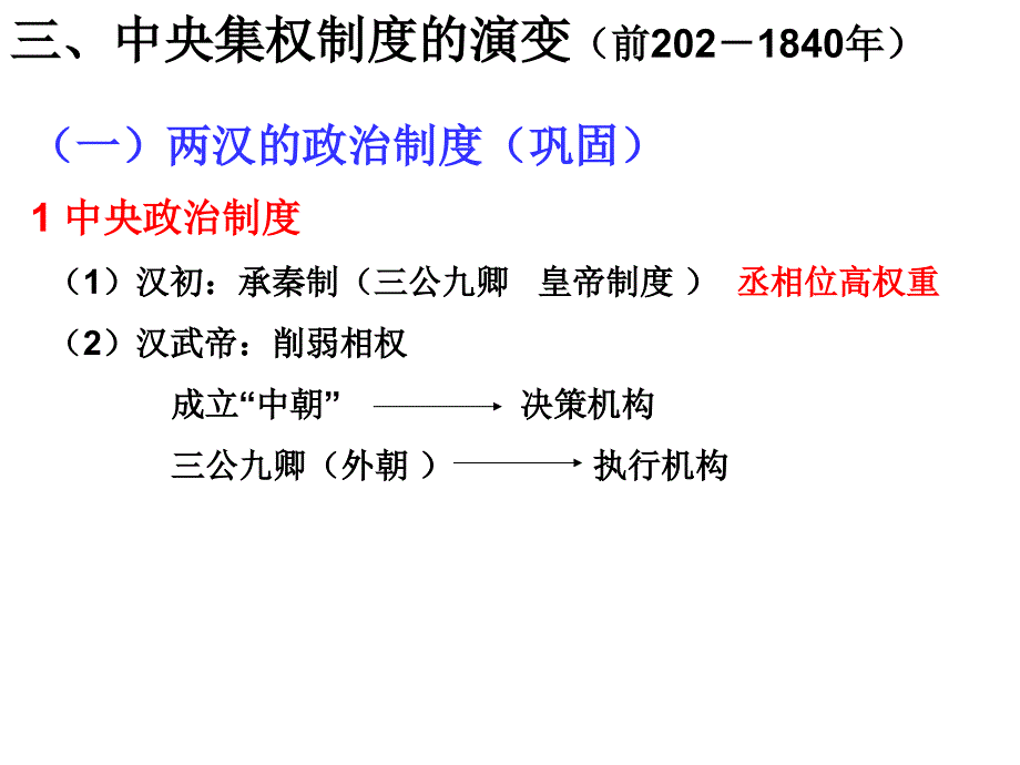 《中央集权的演变》PPT课件.ppt_第1页