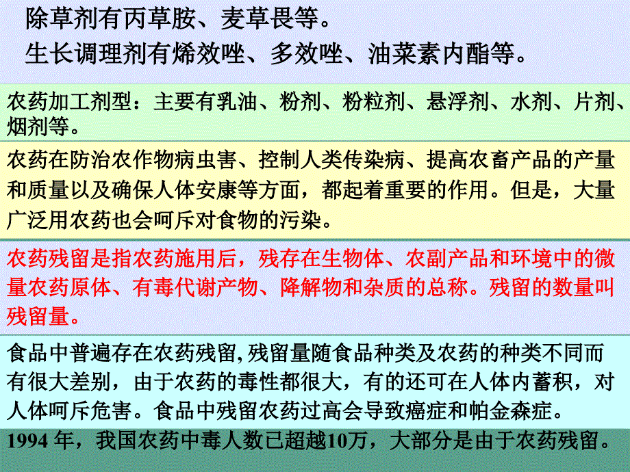 食品中有物质检测ppt课件_第3页