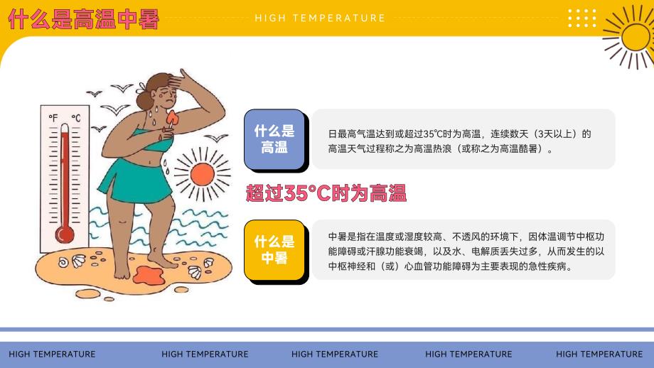 预防中暑知识宣传PPT模板(含具体内容）_第4页