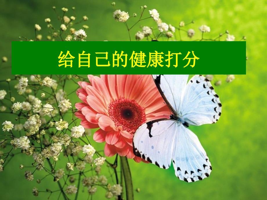 给自己的健康打分
