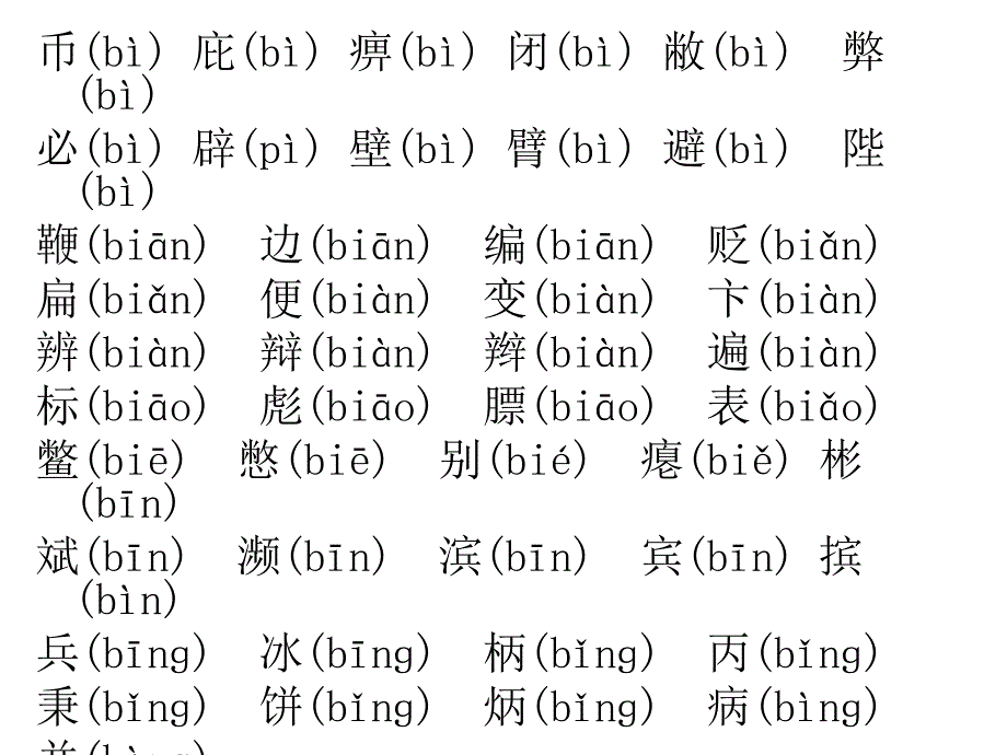 常用汉字3500字_第4页