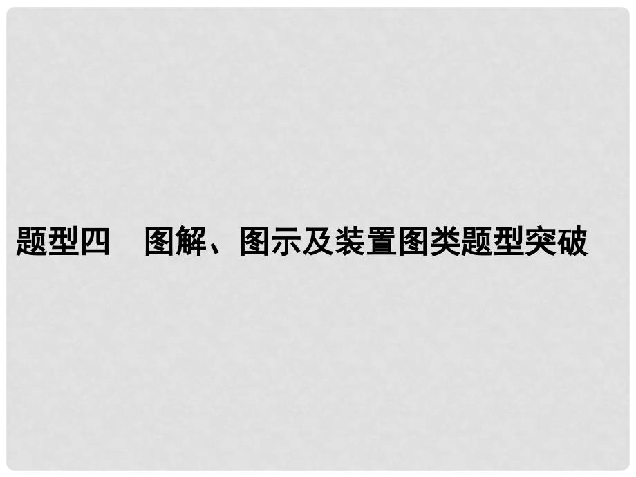 高考生物二轮专题复习 第二篇 题型四 图解、图示及装置图类题型突破课件_第1页