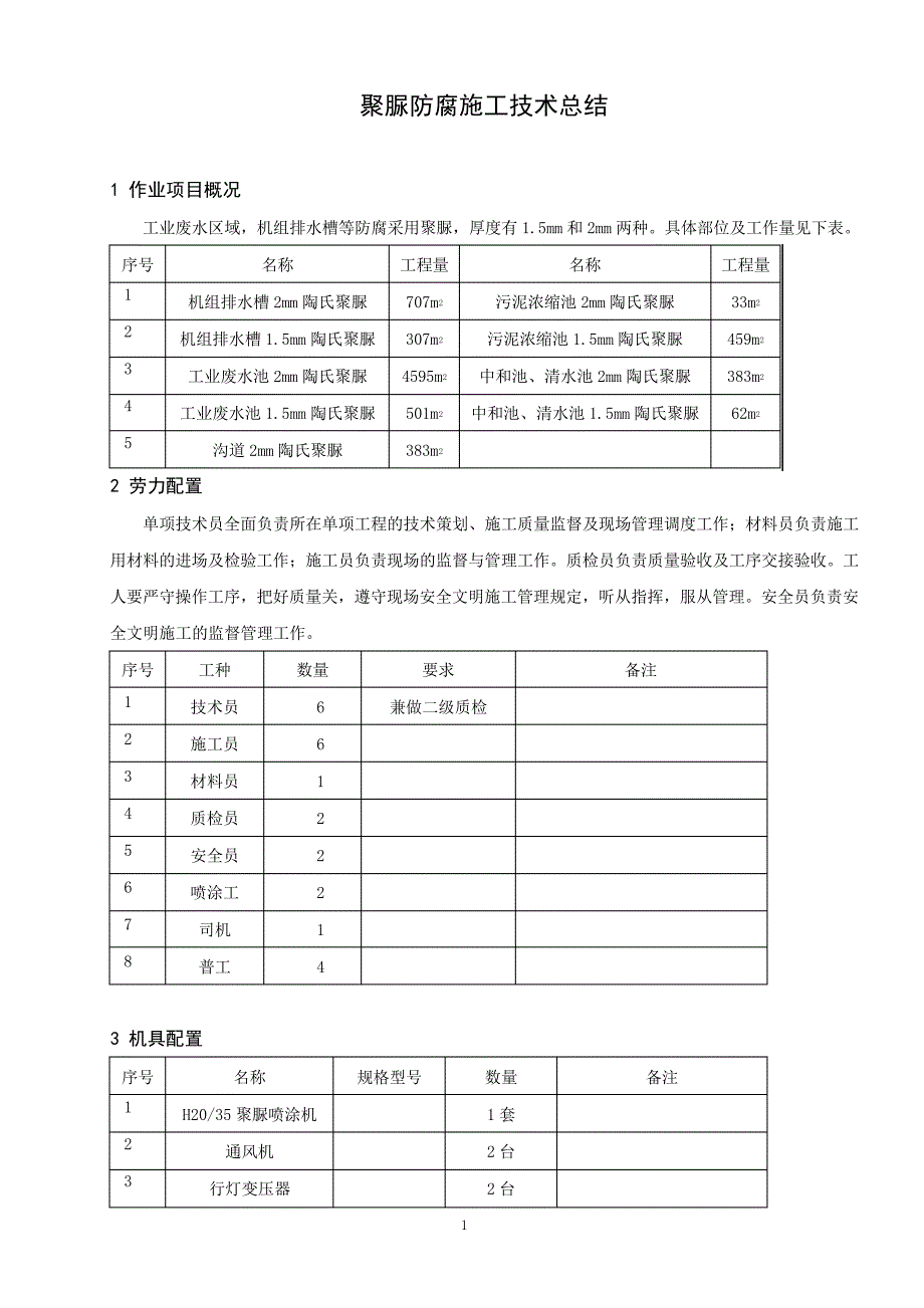 聚脲防腐施工技术总结_第1页