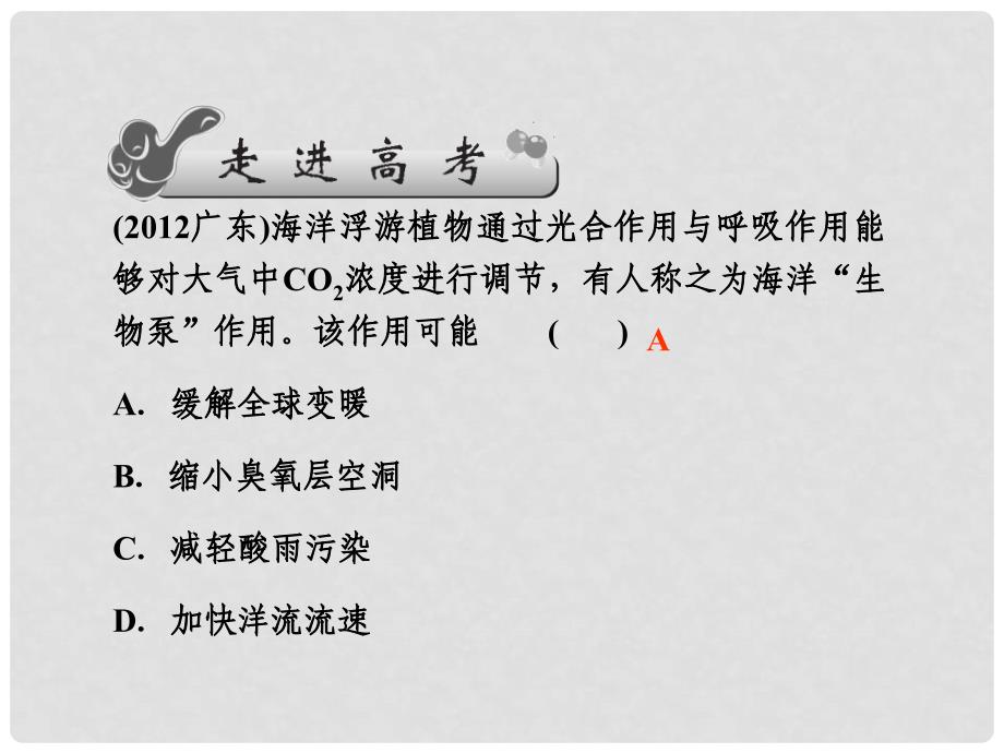 新高考地理第一轮总复习 5.2全球气候变化对人类活动的影响知识讲解课件_第2页