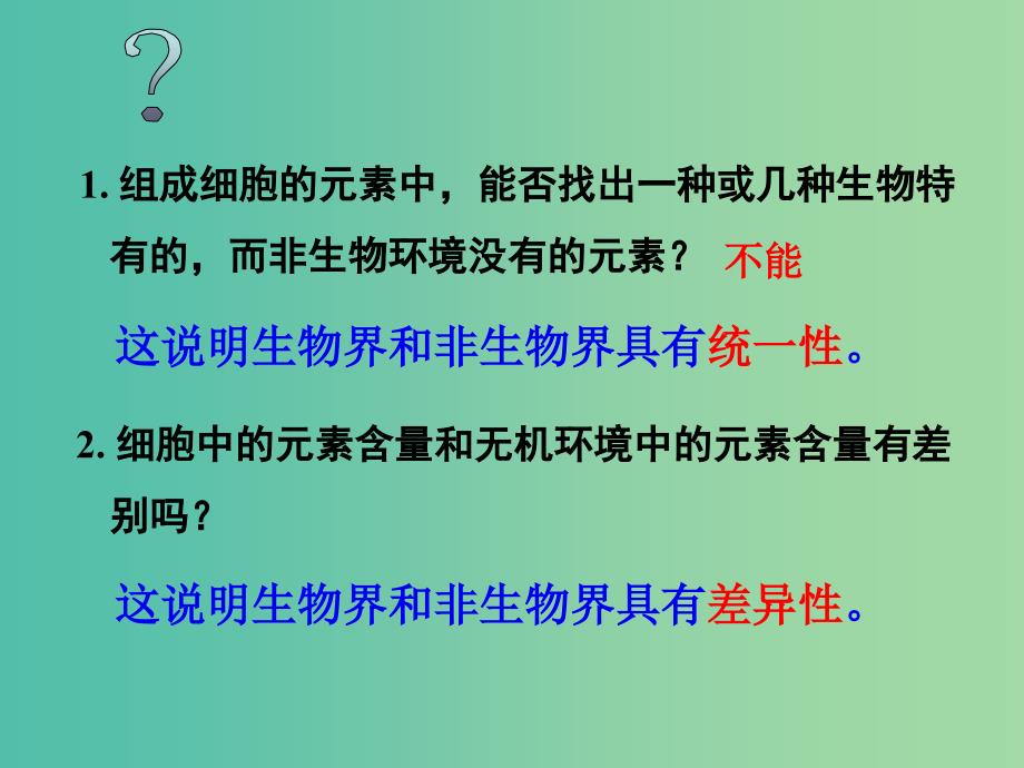 高中生物 第二章 第一节 细胞中的元素和化合物课件 新人教版必修1.ppt_第3页