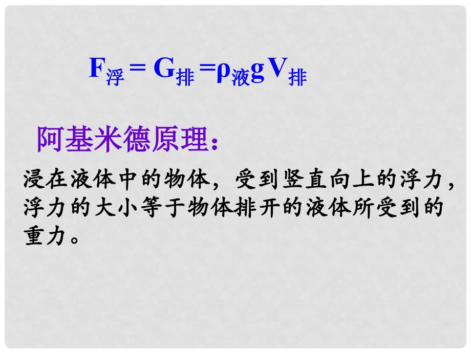 八年级科学上册 第3章 第3节 阿基米德原理课件 （新版）华东师大版_第3页