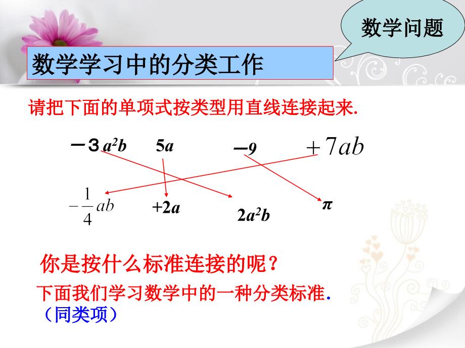 冀教版七年级上册数学4.2合并同类项课件共25张PPT_第3页