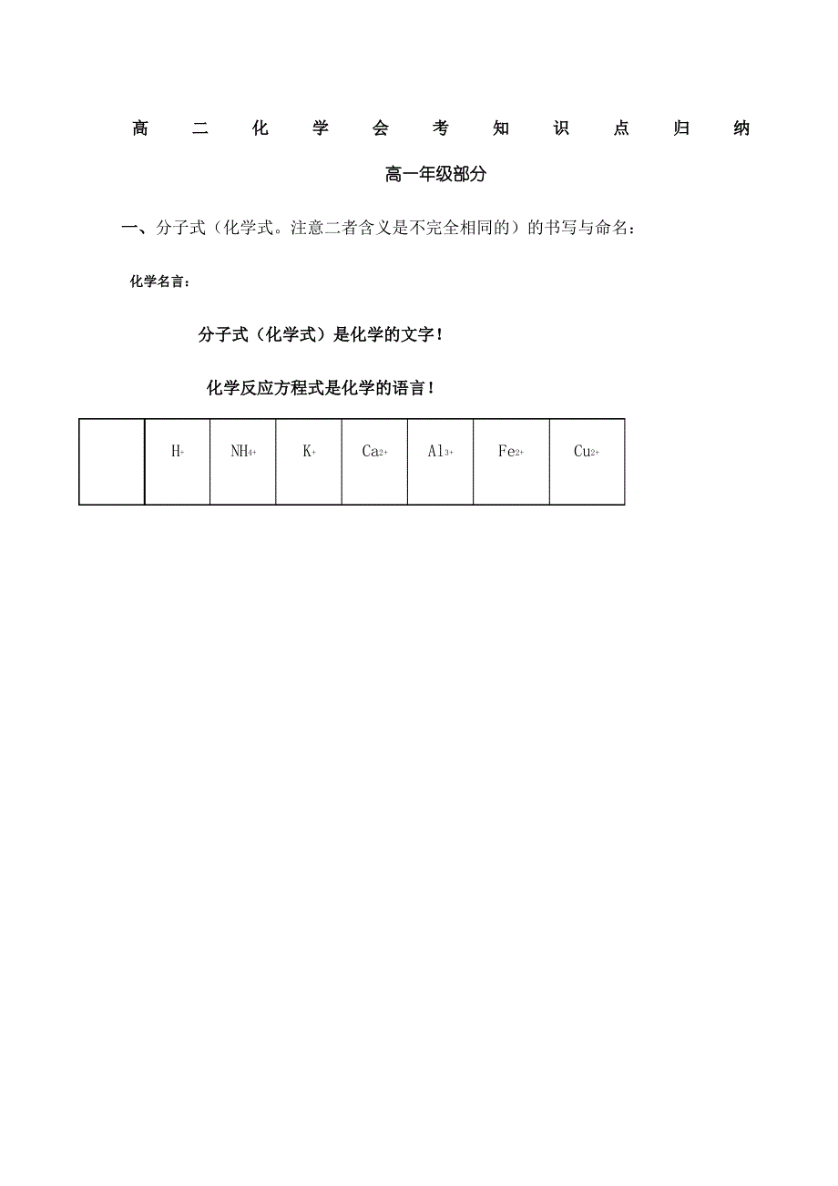 高二化学会考知识点归纳_第2页