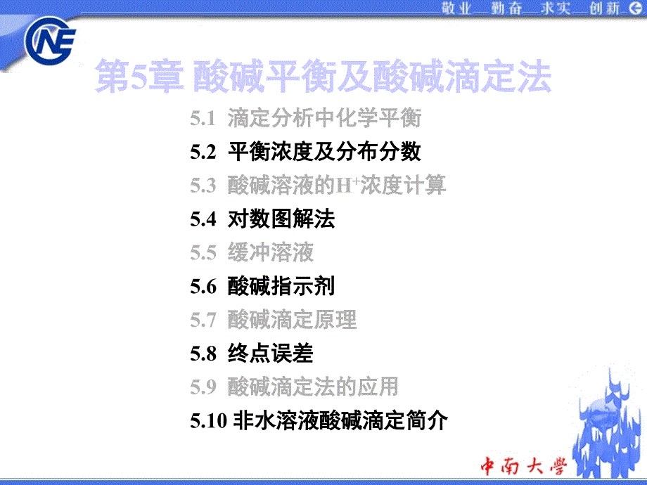 大学分析化学酸碱平衡及酸碱滴定法_第2页