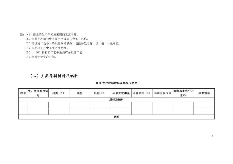 排污许可证申请表 (电子器件制造)_第5页