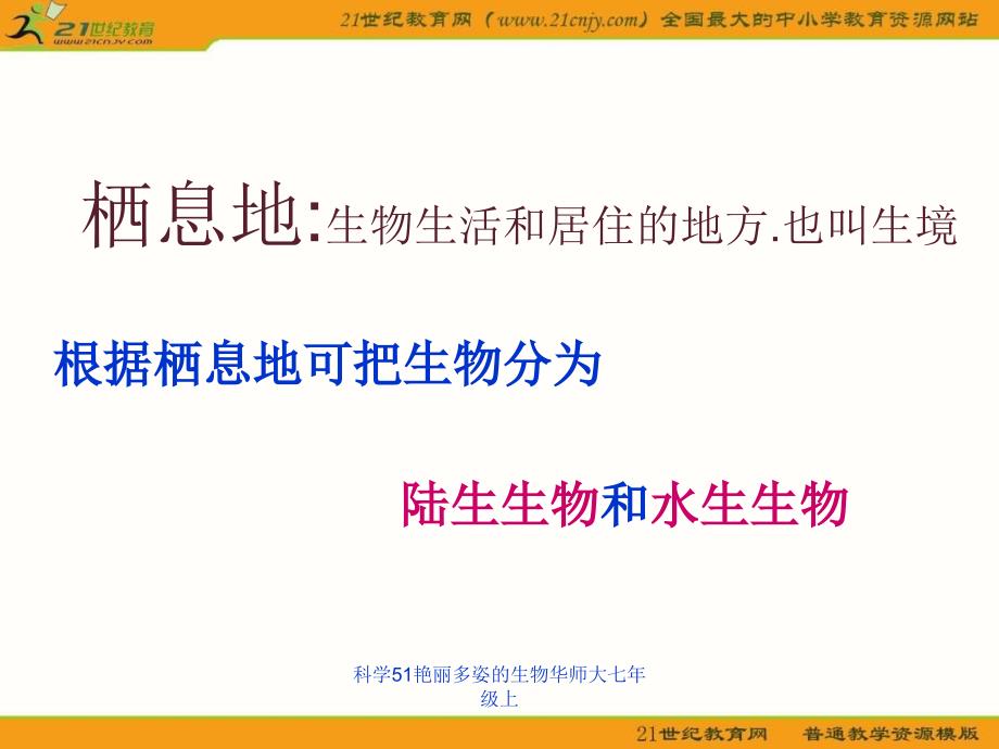 科学51艳丽多姿的生物华师大七年级上课件_第3页