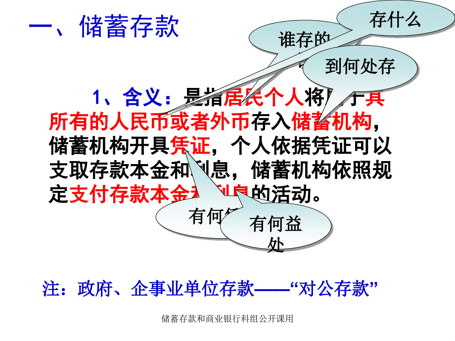 储蓄存款和商业银行科组公开课用课件_第3页