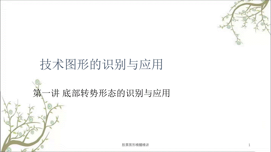 股票图形精髓精讲课件_第1页