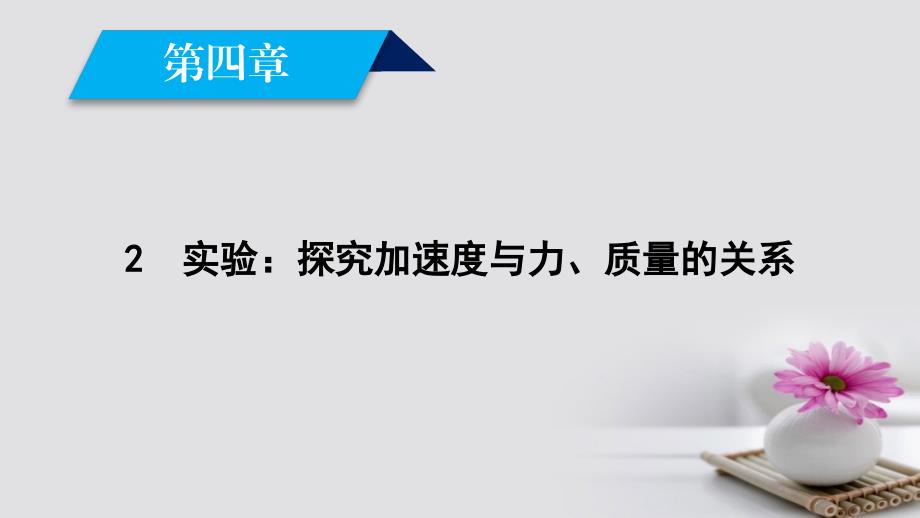 2023-2023学年高中物理 第4章 牛顿运动定律 2 实验 探究加速度与力、质量的关系课件 新人教版必修1_第2页