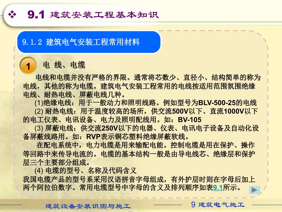 第9章建筑电气施工建筑设备安装识图与施工电气施工ppt课件_第4页